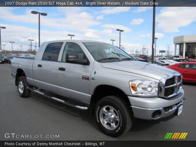 2007 Dodge Ram 2500 SLT Mega Cab 4x4 in Bright Silver Metallic
