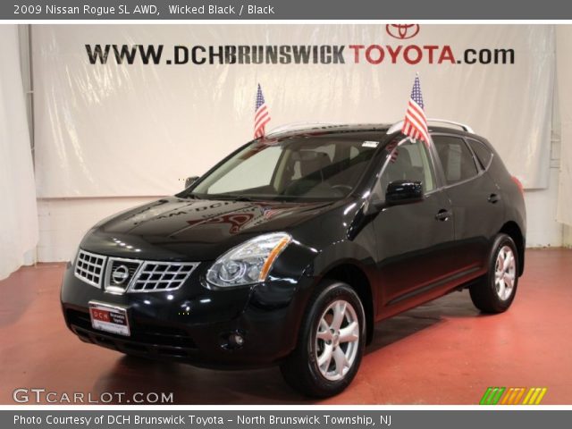 2009 Nissan Rogue SL AWD in Wicked Black