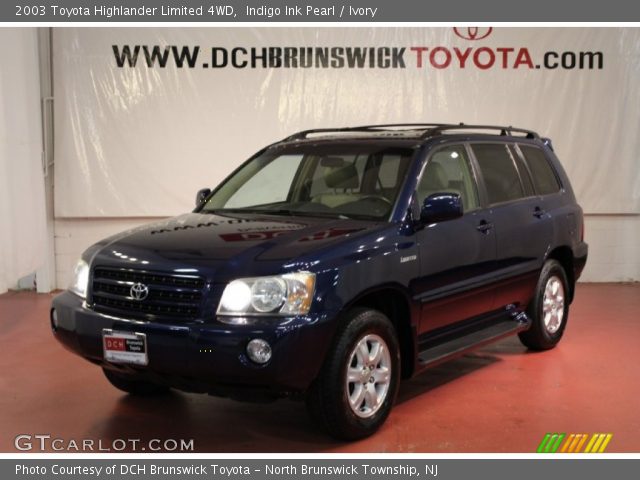 2003 Toyota Highlander Limited 4WD in Indigo Ink Pearl