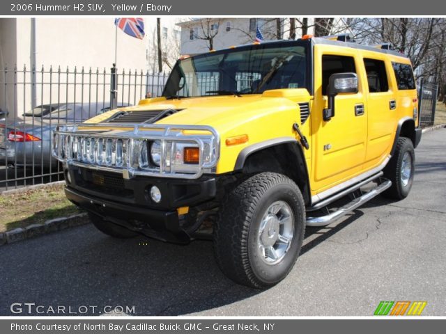 2006 Hummer H2 SUV in Yellow