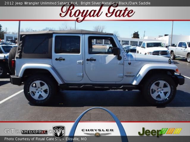 2012 Jeep Wrangler Unlimited Sahara 4x4 in Bright Silver Metallic