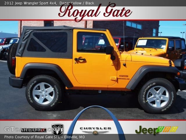 2012 Jeep Wrangler Sport 4x4 in Dozer Yellow