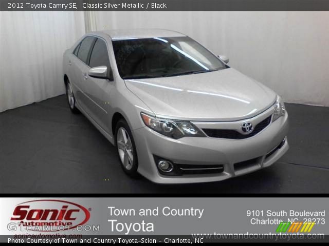 2012 Toyota Camry SE in Classic Silver Metallic