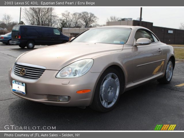2003 Lexus SC 430 in Egyptian Sand Pearl