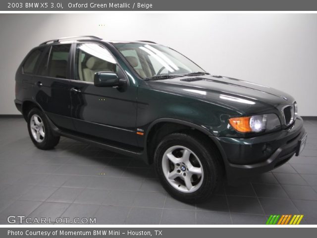 2003 BMW X5 3.0i in Oxford Green Metallic