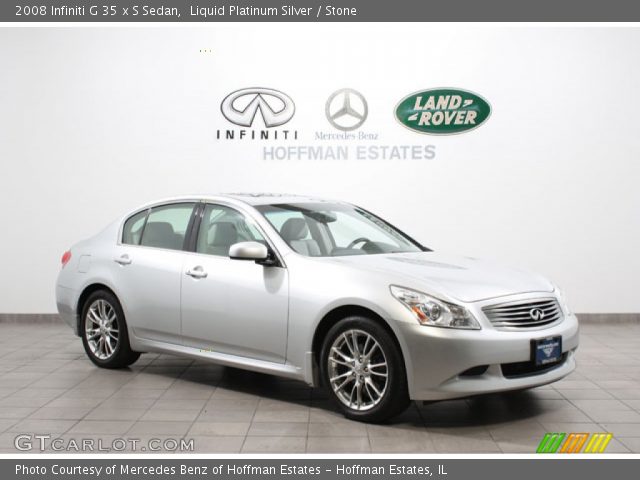 2008 Infiniti G 35 x S Sedan in Liquid Platinum Silver