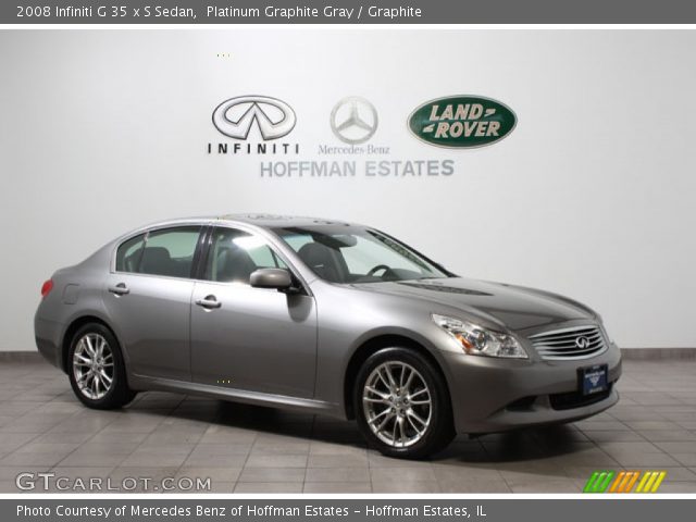 2008 Infiniti G 35 x S Sedan in Platinum Graphite Gray