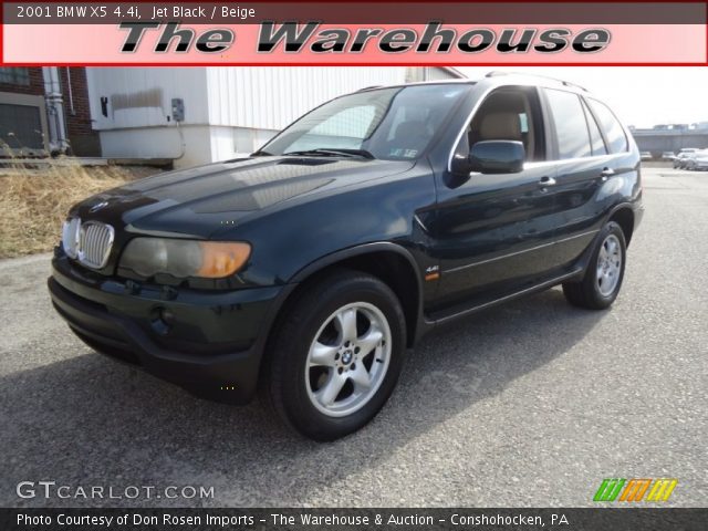 2001 BMW X5 4.4i in Jet Black