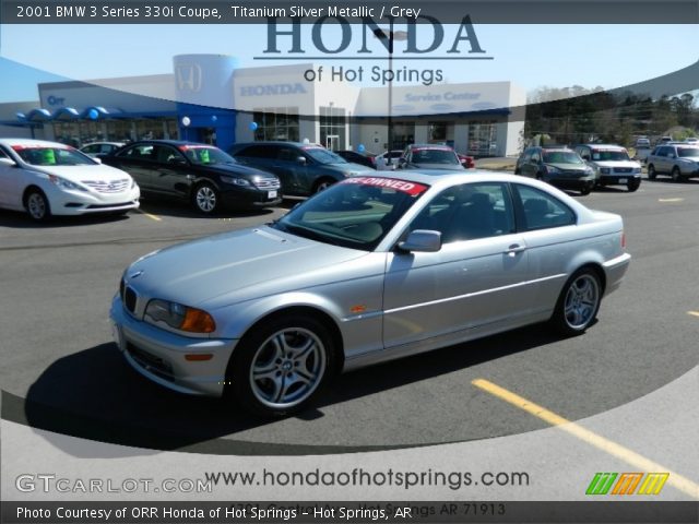 2001 BMW 3 Series 330i Coupe in Titanium Silver Metallic