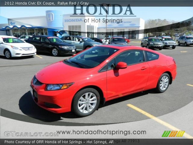 2012 Honda Civic EX Coupe in Rallye Red