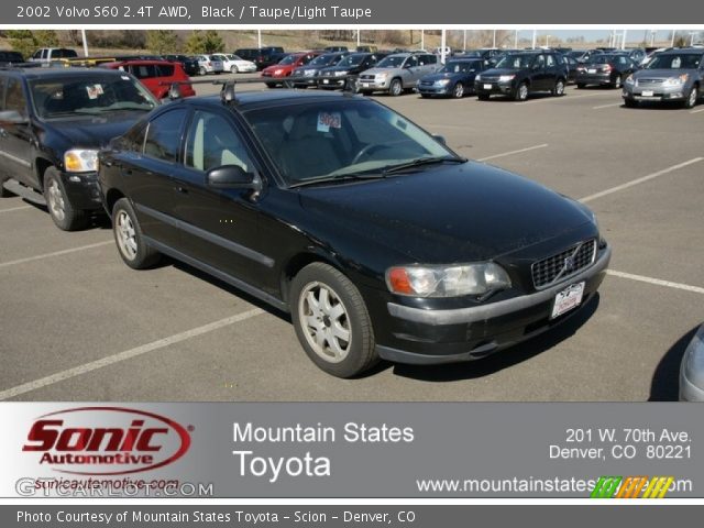 2002 Volvo S60 2.4T AWD in Black