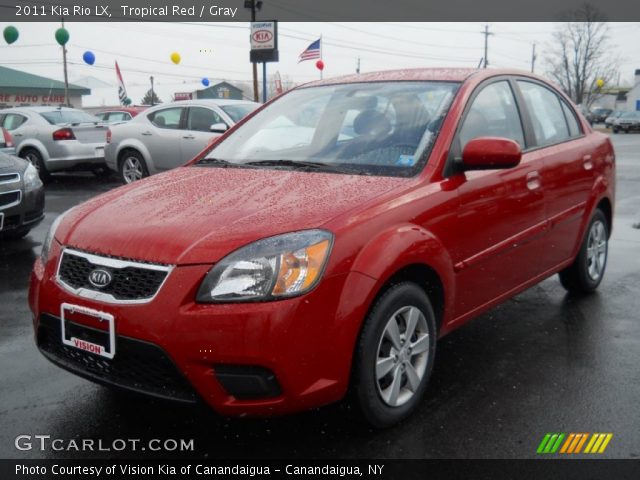 2011 Kia Rio LX in Tropical Red