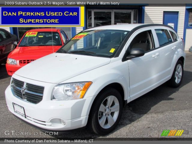 2009 Subaru Outback 2.5i Wagon in Satin White Pearl