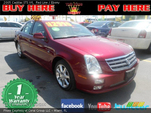 2005 Cadillac STS V6 in Red Line