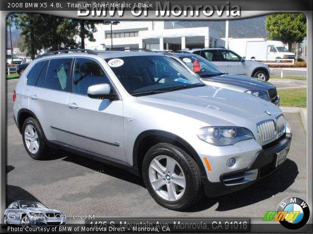 2008 BMW X5 4.8i in Titanium Silver Metallic