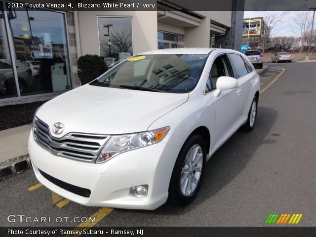 2010 Toyota Venza I4 in Blizzard White Pearl