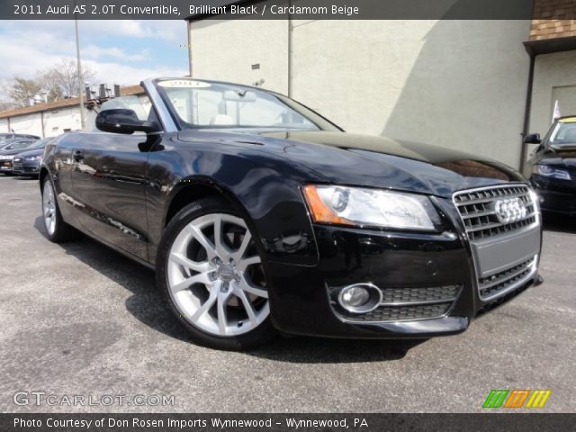 2011 Audi A5 2.0T Convertible in Brilliant Black
