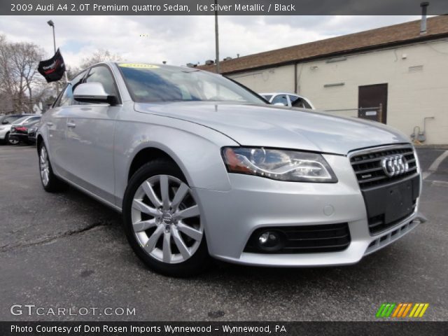 2009 Audi A4 2.0T Premium quattro Sedan in Ice Silver Metallic
