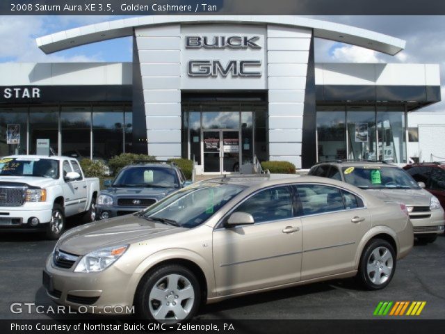 2008 Saturn Aura XE 3.5 in Golden Cashmere