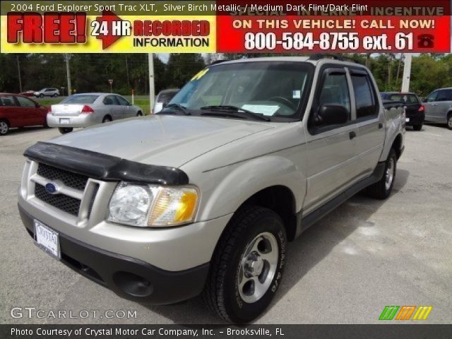 2004 Ford Explorer Sport Trac XLT in Silver Birch Metallic
