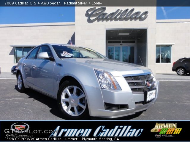 2009 Cadillac CTS 4 AWD Sedan in Radiant Silver