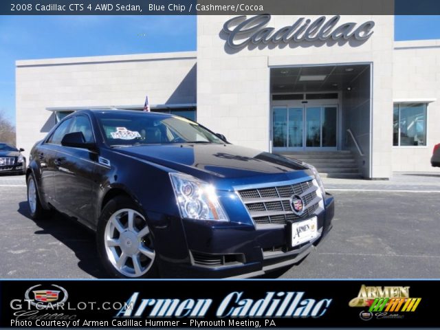 2008 Cadillac CTS 4 AWD Sedan in Blue Chip