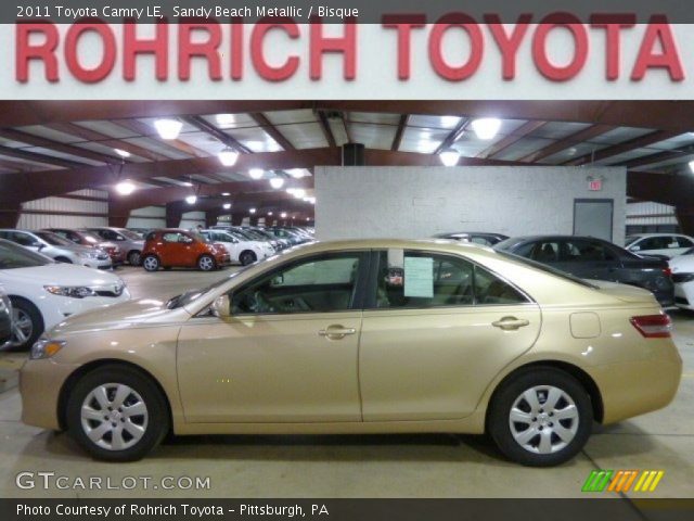 2011 Toyota Camry LE in Sandy Beach Metallic