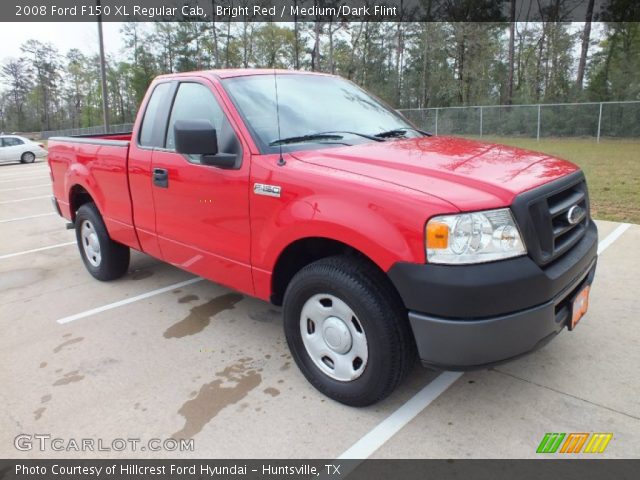 2008 Ford F150 XL Regular Cab in Bright Red