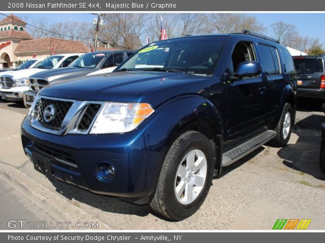 2008 Nissan Pathfinder SE 4x4 in Majestic Blue