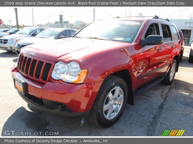 2009 Jeep Grand Cherokee Laredo 4x4 in Blaze Red Crystal Pearl