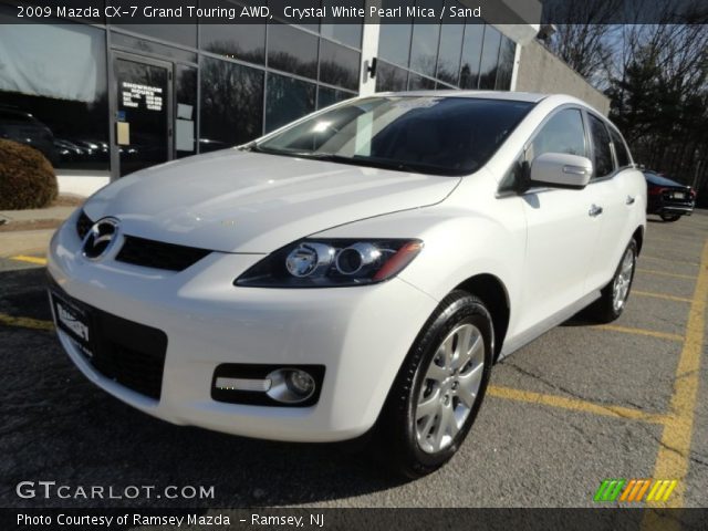 2009 Mazda CX-7 Grand Touring AWD in Crystal White Pearl Mica