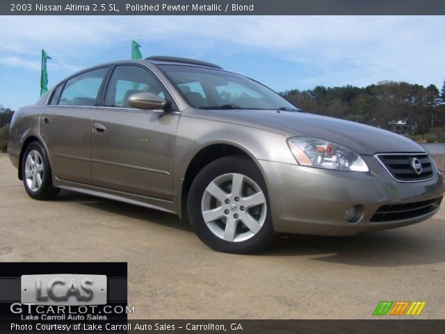 2003 Nissan Altima 2.5 SL in Polished Pewter Metallic