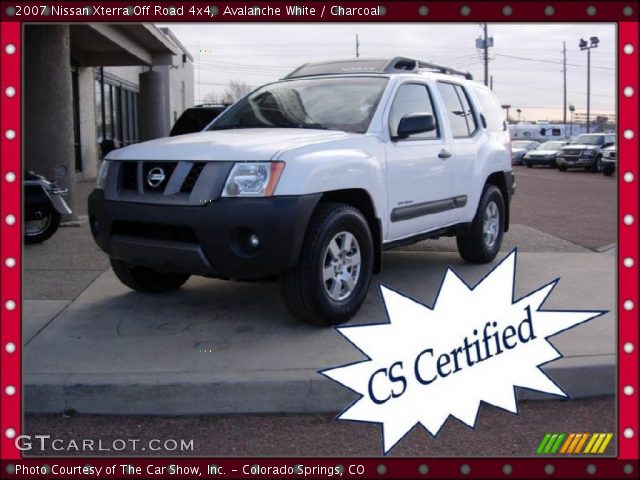 2007 Nissan Xterra Off Road 4x4 in Avalanche White