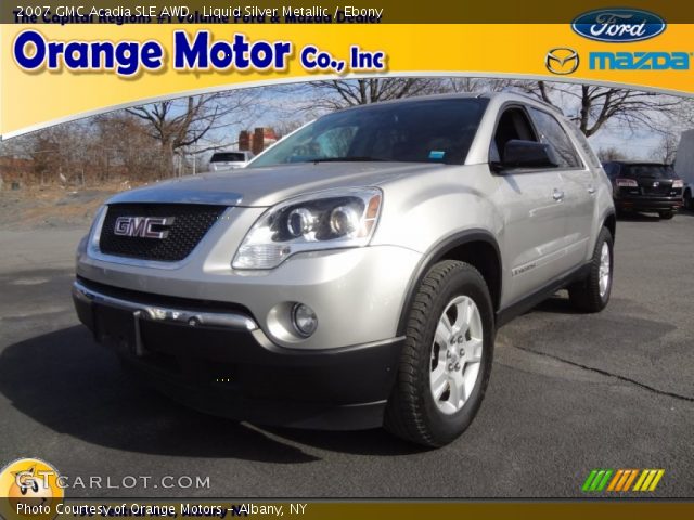 2007 GMC Acadia SLE AWD in Liquid Silver Metallic