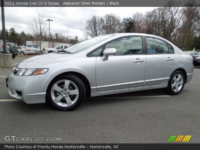 2011 Honda Civic LX-S Sedan in Alabaster Silver Metallic