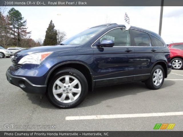 2008 Honda CR-V EX-L in Royal Blue Pearl
