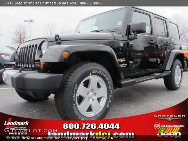 2012 Jeep Wrangler Unlimited Sahara 4x4 in Black