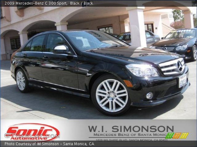 2009 Mercedes-Benz C 300 Sport in Black