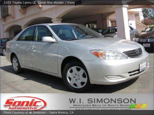2003 Toyota Camry LE in Lunar Mist Metallic