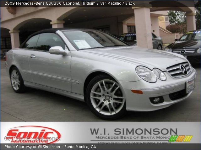 2009 Mercedes-Benz CLK 350 Cabriolet in Iridium Silver Metallic