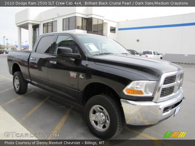 2010 Dodge Ram 2500 SLT Crew Cab 4x4 in Brilliant Black Crystal Pearl