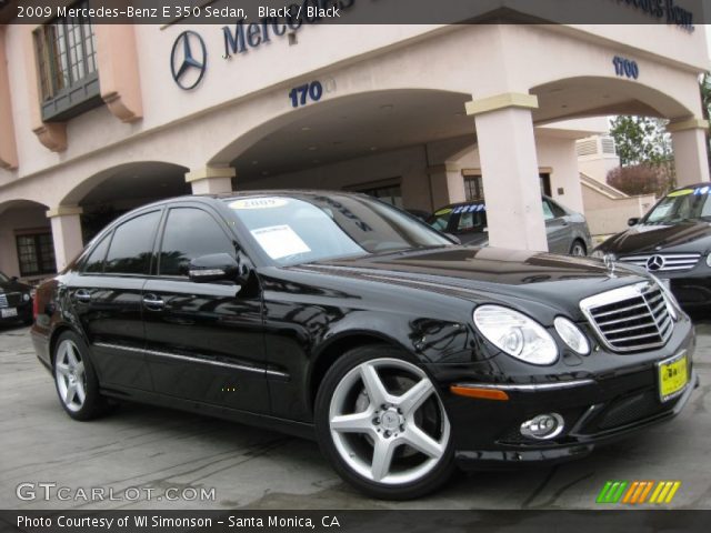 2009 Mercedes-Benz E 350 Sedan in Black