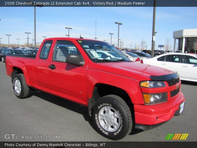 2008 Chevrolet Colorado LS Extended Cab 4x4 in Victory Red