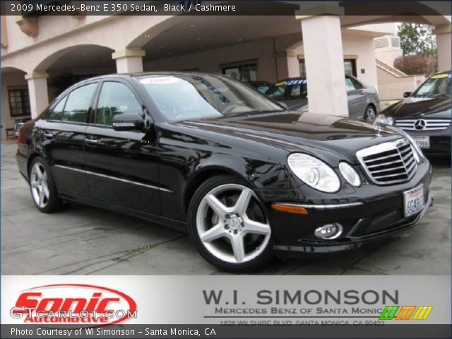 2009 Mercedes-Benz E 350 Sedan in Black