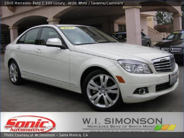 2008 Mercedes-Benz C 300 Luxury in Arctic White