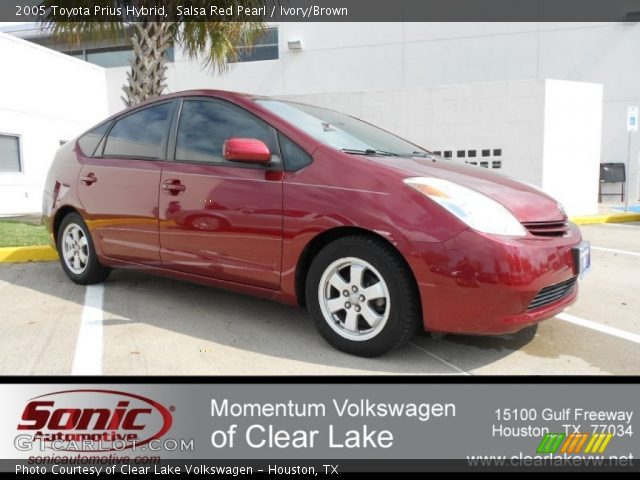 2005 Toyota Prius Hybrid in Salsa Red Pearl