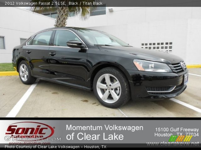 2012 Volkswagen Passat 2.5L SE in Black