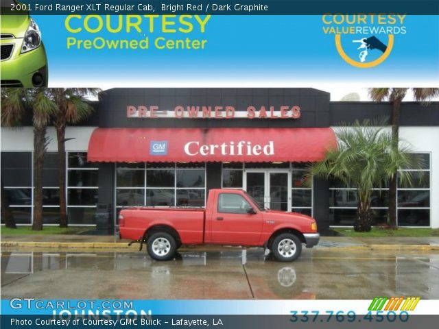 2001 Ford Ranger XLT Regular Cab in Bright Red