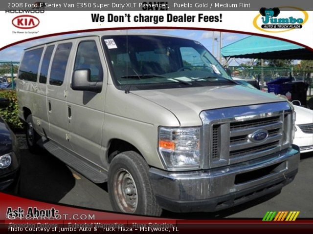 2008 Ford E Series Van E350 Super Duty XLT Passenger in Pueblo Gold
