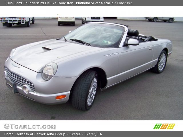 2005 Ford Thunderbird Deluxe Roadster in Platinum Silver Metallic